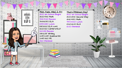 Classroom Schedule